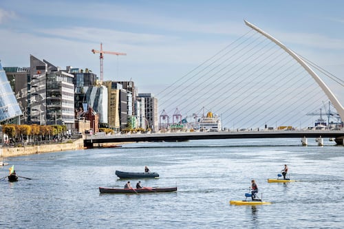 Lord Mayor hopes Dublin’s first public water sports centre helps ‘animate the river Liffey’