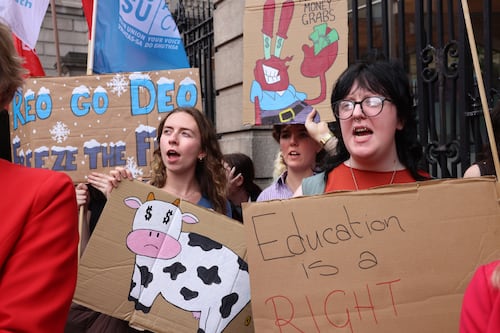 ‘Devastating’ budget: Students say €500 cut in college fees is an ‘effective increase’