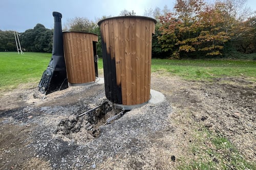 Toilets set on fire in Dublin park just one week after installation 