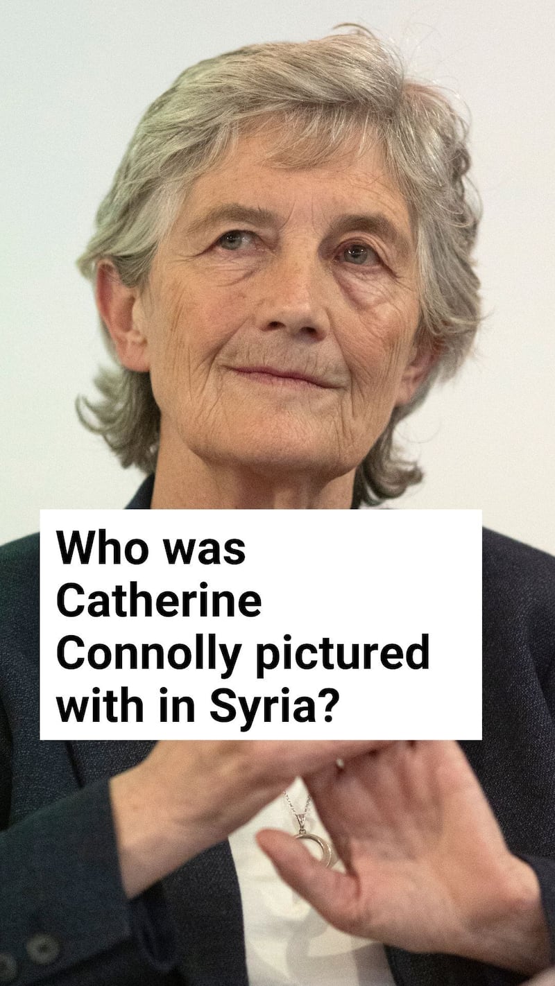 Explainer: who was Catherine Connolly pictured with in Syria?